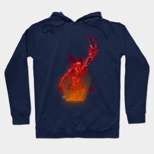 Angry Red Demon Hoodie
